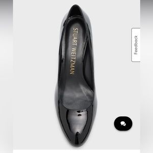 Stuart Weitzman “Vida” Black Patent Leather Pumps Size 7